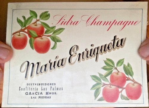 Champagne cider label maria - cider,