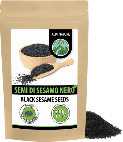 Semi sesamo nero 500g - sesamo, 500g,