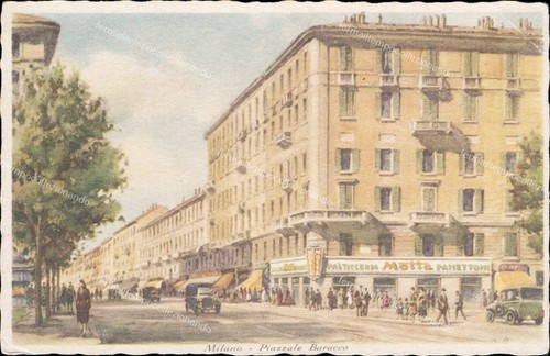 Al485 postcard milan city - postcard,